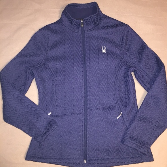 Spyder Women's navy Blue Jacket large - Picture 1 of 8